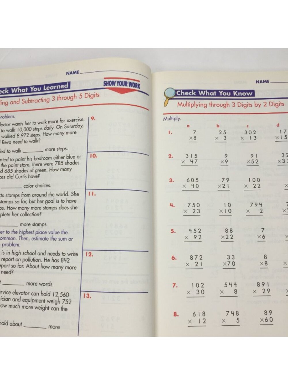 Spectrum Math Workbook Grade 4 Test Prep Multiplication Fractions Geometry - Picture 8 of 12